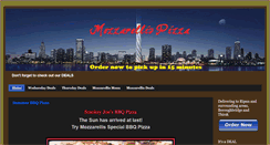 Desktop Screenshot of mozzarellispizzas.com